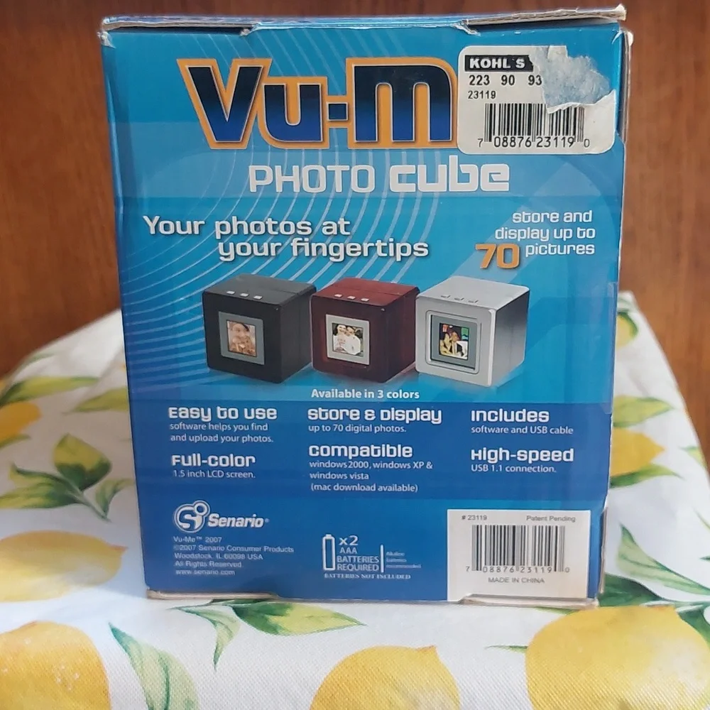 Vu-Me Photo Cube